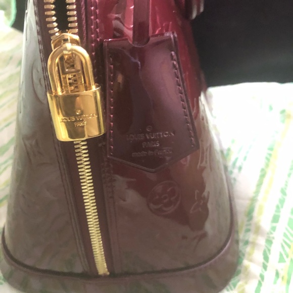 Authentic Louis Vuitton Alma GM Rouge Fauviste bag - Picture 5 of 8